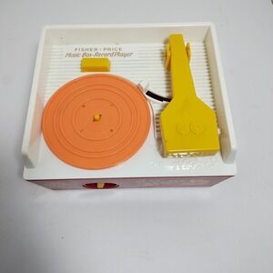 Mattel Fisher-Price Music Box Record Player with 1 Records 2014 Tested & Working